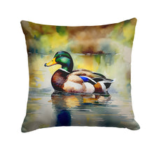 Load image into Gallery viewer, Mallard Throw Pillow - 14x14 Decorative Pillow – Art for Your Home &amp; Patio