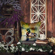 Load image into Gallery viewer, Mallard Throw Pillow