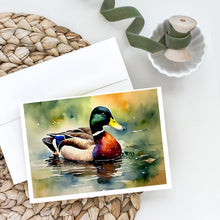 Load image into Gallery viewer, Mallard Greeting Cards - Blank Note Cards – 8-Pack of Artist-Designed Cards with Envelopes