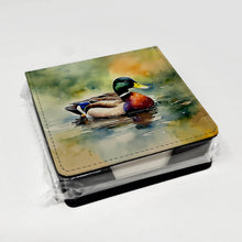 Load image into Gallery viewer, Mallard PU Leather Note Paper Holder