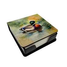Load image into Gallery viewer, Mallard PU Leather Note Paper Holder