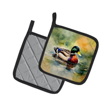 Load image into Gallery viewer, Mallard Pot Holders - Set of 2 Decorative Kitchen Helpers | Made in the USA