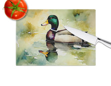 Load image into Gallery viewer, Mallard Glass Cutting Boards – Durable, Decorative Kitchen Art