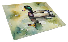 Load image into Gallery viewer, Mallard Glass Cutting Boards – Durable, Decorative Kitchen Art