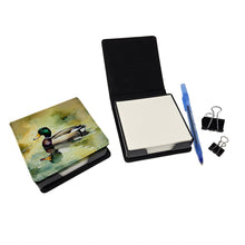 Load image into Gallery viewer, Mallard PU Leather Note Paper Holder