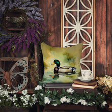 Load image into Gallery viewer, Mallard Throw Pillow