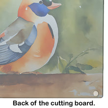 Load image into Gallery viewer, Mandarin Duck Glass Cutting Boards – Durable, Decorative Kitchen Art