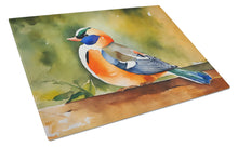 Load image into Gallery viewer, Mandarin Duck Glass Cutting Boards – Durable, Decorative Kitchen Art