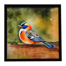 Load image into Gallery viewer, Mandarin Duck Framed Metal Print