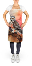 Load image into Gallery viewer, Northern Hawk Owl Apron – Artist-Designed Kitchen, BBQ &amp; Craft Apron