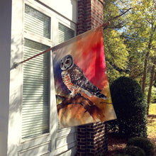 Load image into Gallery viewer, Northern Hawk Owl House Flag
