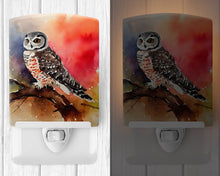 Load image into Gallery viewer, Northern Hawk Owl Ceramic Night Light