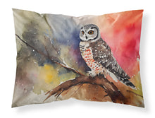 Load image into Gallery viewer, Northern Hawk Owl Standard Pillowcase – Artistic Decorative Front, White Back