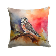 Load image into Gallery viewer, Northern Hawk Owl Throw Pillow - 14x14 Decorative Pillow – Art for Your Home &amp; Patio