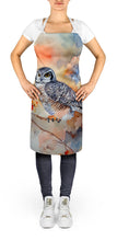 Load image into Gallery viewer, Northern Hawk Owl Apron – Artist-Designed Kitchen, BBQ &amp; Craft Apron