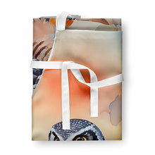 Load image into Gallery viewer, Northern Hawk Owl Apron – Artist-Designed Kitchen, BBQ &amp; Craft Apron