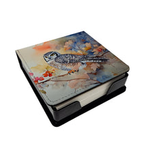Load image into Gallery viewer, Northern Hawk Owl PU Leather Note Paper Holder