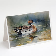 Load image into Gallery viewer, Northern Pintail Greeting Cards - Blank Note Cards – 8-Pack of Artist-Designed Cards with Envelopes