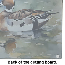 Load image into Gallery viewer, Northern Pintail Glass Cutting Boards – Durable, Decorative Kitchen Art