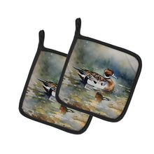 Load image into Gallery viewer, Northern Pintail Pot Holders - Set of 2 Decorative Kitchen Helpers | Made in the USA