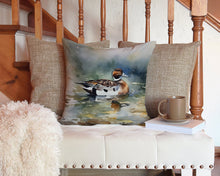 Load image into Gallery viewer, Northern Pintail Throw Pillow - 14x14 Decorative Pillow – Art for Your Home &amp; Patio