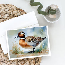 Load image into Gallery viewer, Northern Pintail Greeting Cards - Blank Note Cards – 8-Pack of Artist-Designed Cards with Envelopes