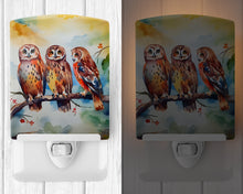 Load image into Gallery viewer, Owls Ceramic Night Light