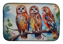 Load image into Gallery viewer, Owls Dish Drying Mat