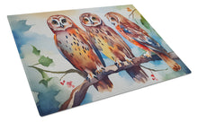 Load image into Gallery viewer, Owls Glass Cutting Boards – Durable, Decorative Kitchen Art