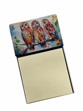 Load image into Gallery viewer, Owls Sticky Note Holder- Refiilable Desk Accessory Note Pad