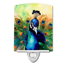 Load image into Gallery viewer, Peacock Ceramic Night Light