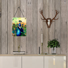 Load image into Gallery viewer, Peacock Wall or Door Hanging Prints