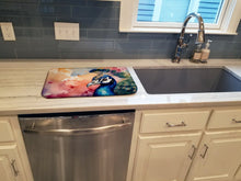 Load image into Gallery viewer, Peacock Dish Drying Mat