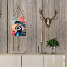 Load image into Gallery viewer, Peacock Wall or Door Hanging Prints
