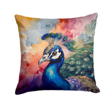 Load image into Gallery viewer, Peacock Throw Pillow