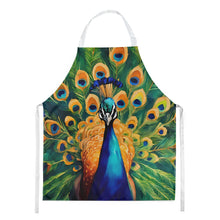 Load image into Gallery viewer, Peacock Apron – Artist-Designed Kitchen, BBQ &amp; Craft Apron