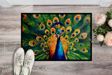 Load image into Gallery viewer, Peacock Doormat - 18X27 Indoor / Outdoor Rug | Made in USA