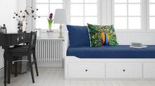 Load image into Gallery viewer, Peacock Standard Pillowcase – Artistic Decorative Front, White Back