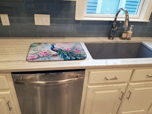 Load image into Gallery viewer, Peacock Dish Drying Mat