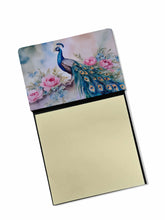 Load image into Gallery viewer, Peacock Sticky Note Holder- Refiilable Desk Accessory Note Pad