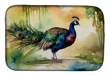 Load image into Gallery viewer, Peacock Dish Drying Mat