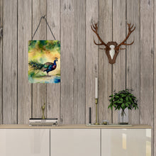 Load image into Gallery viewer, Peacock Wall or Door Hanging Prints