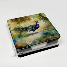 Load image into Gallery viewer, Peacock PU Leather Note Paper Holder