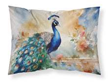 Load image into Gallery viewer, Peacock Standard Pillowcase – Artistic Decorative Front, White Back