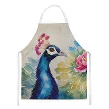 Load image into Gallery viewer, Peacock Apron – Artist-Designed Kitchen, BBQ &amp; Craft Apron