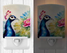 Load image into Gallery viewer, Peacock Ceramic Night Light