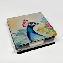 Load image into Gallery viewer, Peacock PU Leather Note Paper Holder