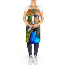 Load image into Gallery viewer, Peacock Apron – Artist-Designed Kitchen, BBQ &amp; Craft Apron