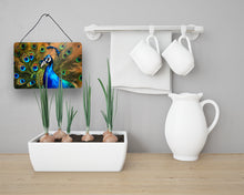 Load image into Gallery viewer, Peacock Wall or Door Hanging Prints