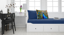 Load image into Gallery viewer, Peacock Standard Pillowcase – Artistic Decorative Front, White Back